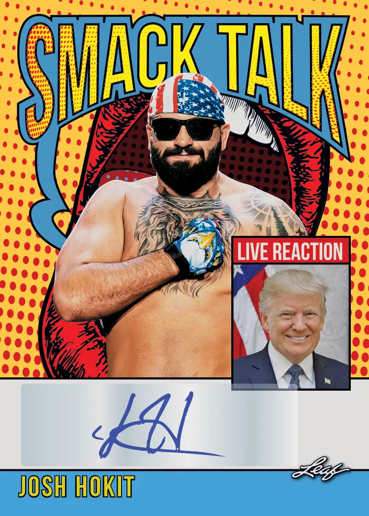 2026 Leaf Smack Talk Josh Hokit Autograph