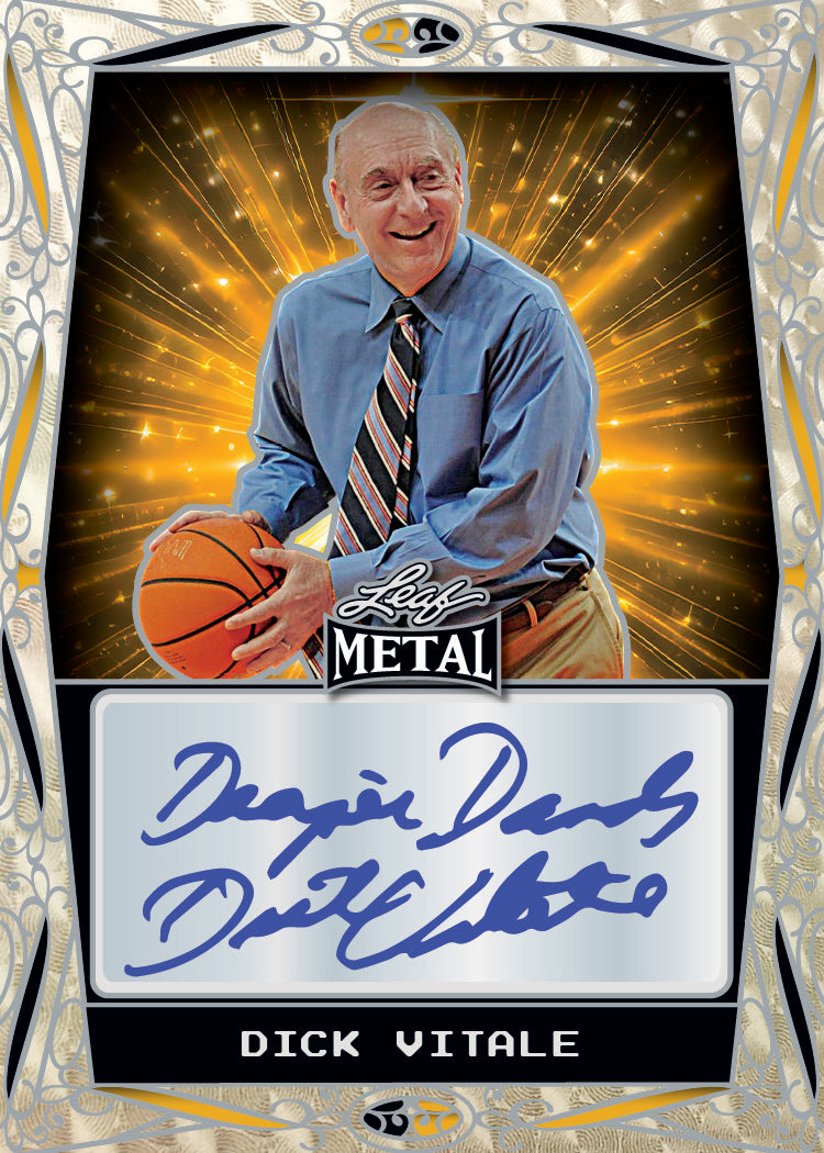 2024 Leaf Metal Dick Vitale Autographs With Random Inscriptions