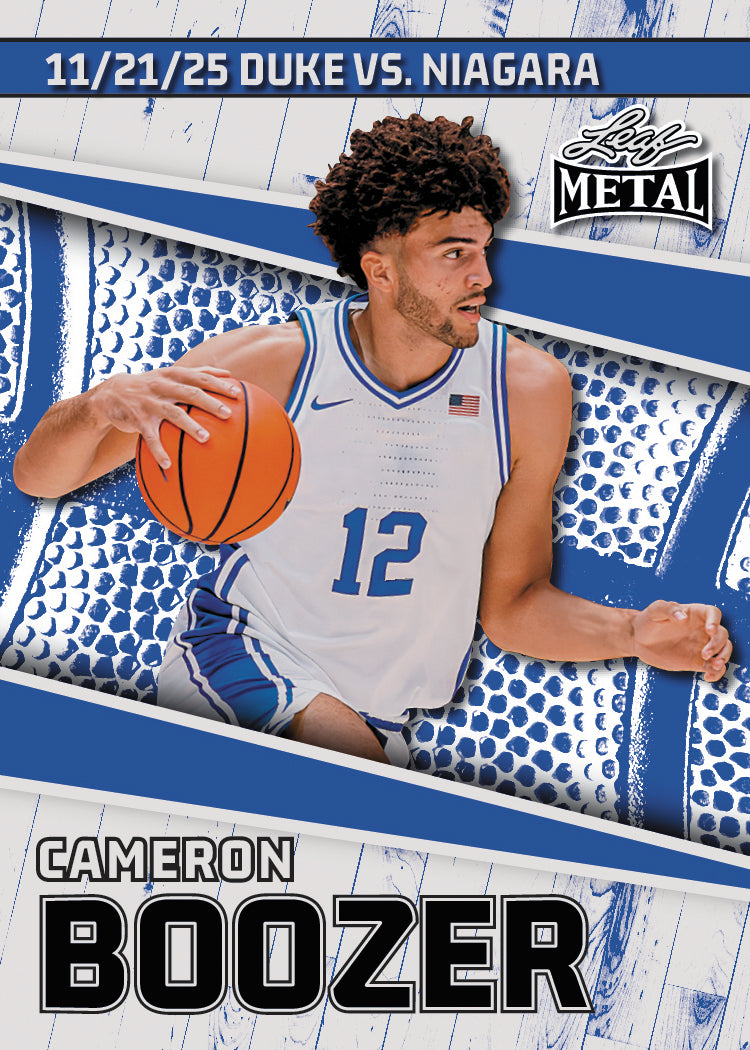 2025 Leaf Metal Cameron Boozer Continuum - Game 6 (Available until 11/27)