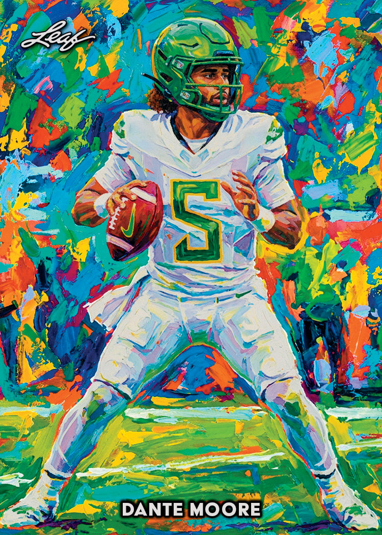 2026 Leaf Metal Paintworks Football Dante Moore