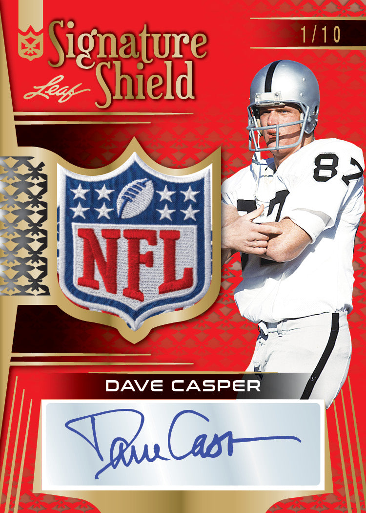 2023 LEAF SIGNATURE SHIELD AUTOGRAPH (WEB EXCLUSIVE) DAVE CASPER - (PR –  Leaf Trading Cards