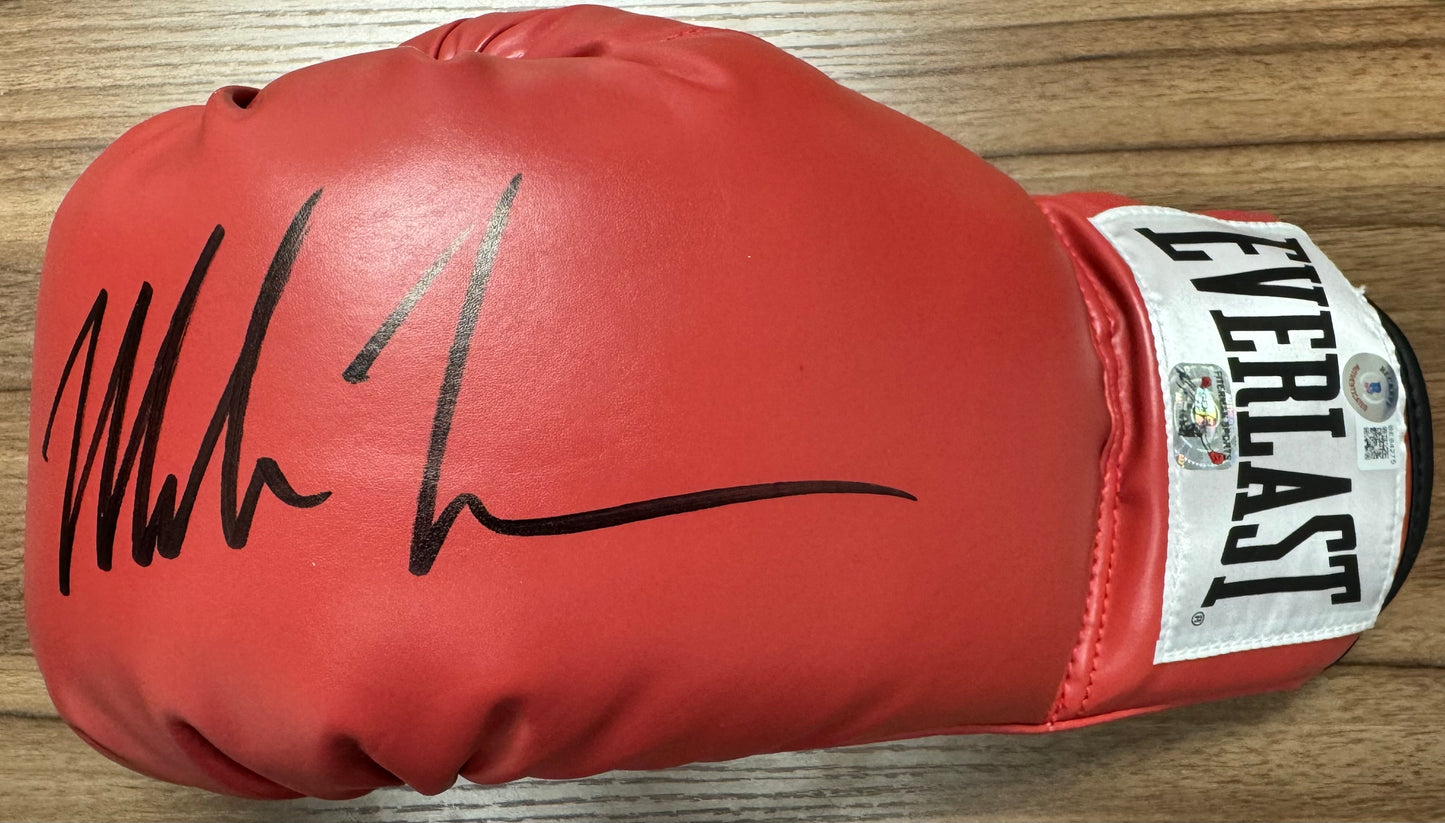 Mike Tyson Autographed Everlast Boxing Glove BAS COA
