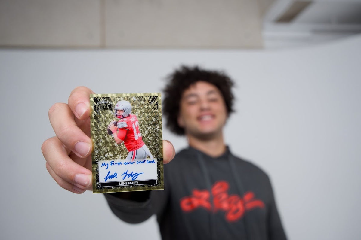 Leaf Metal Luke Fahey On-Card Autograph