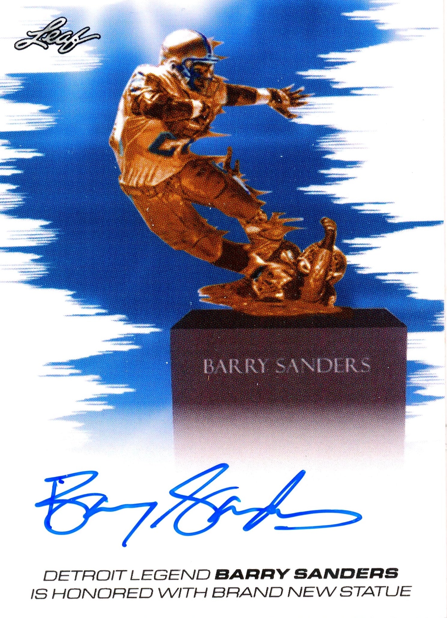 Barry Sanders Statue Celebration