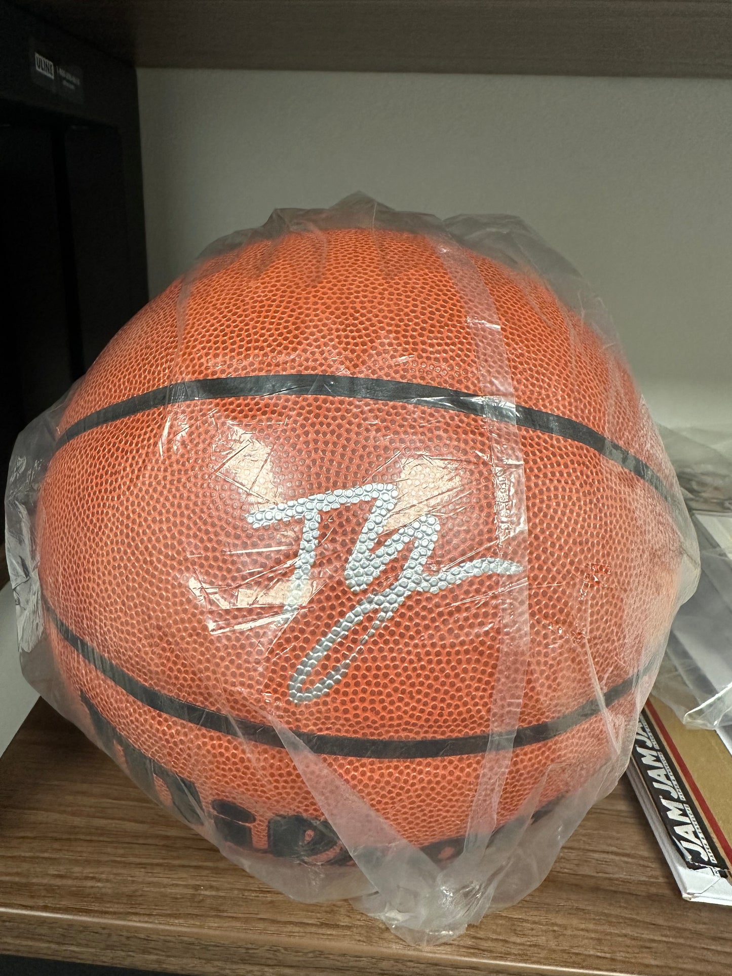 Trae Young Autograph Wilson Basketball BAS COA