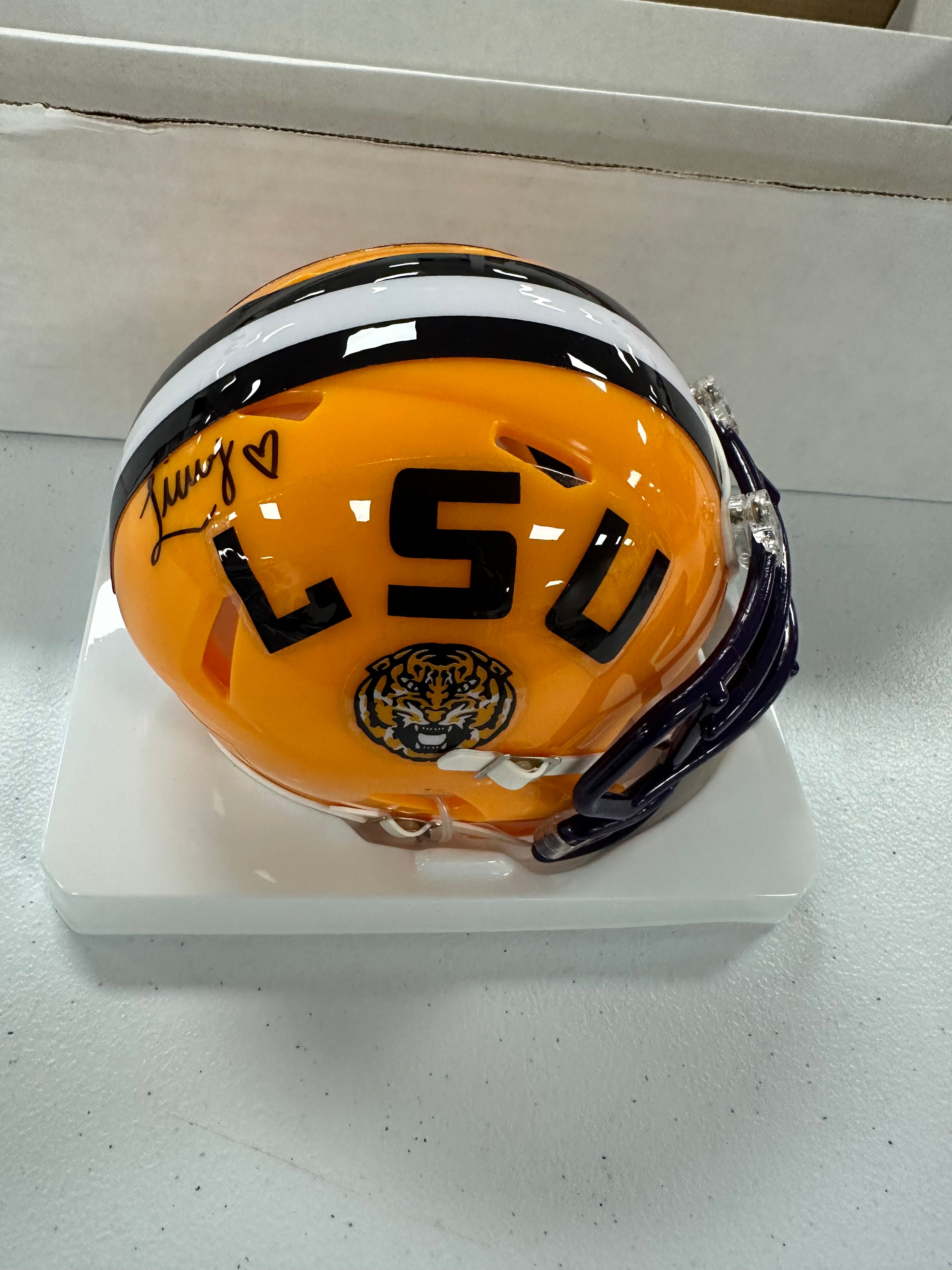 Lsu purple mini sales helmet