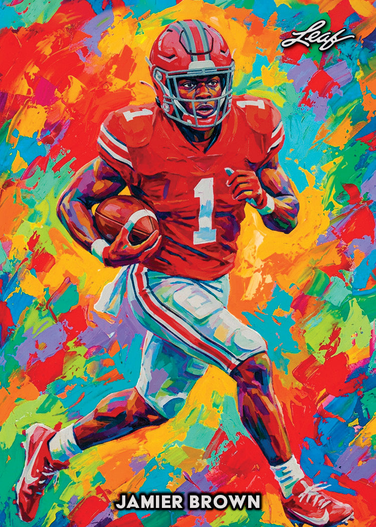 2026 Leaf Metal Paintworks Football Jamier Brown
