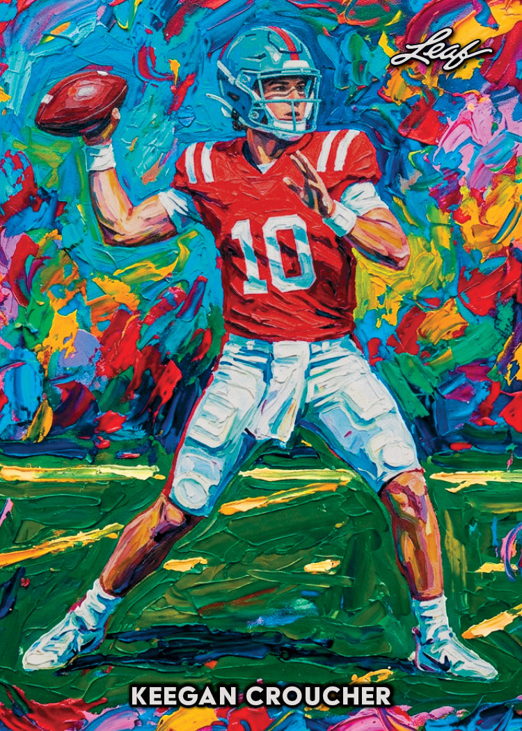 2026 Leaf Metal Paintworks Football Keegan Croucher