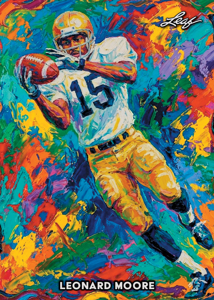 2026 Leaf Metal Paintworks Football Leonard Moore