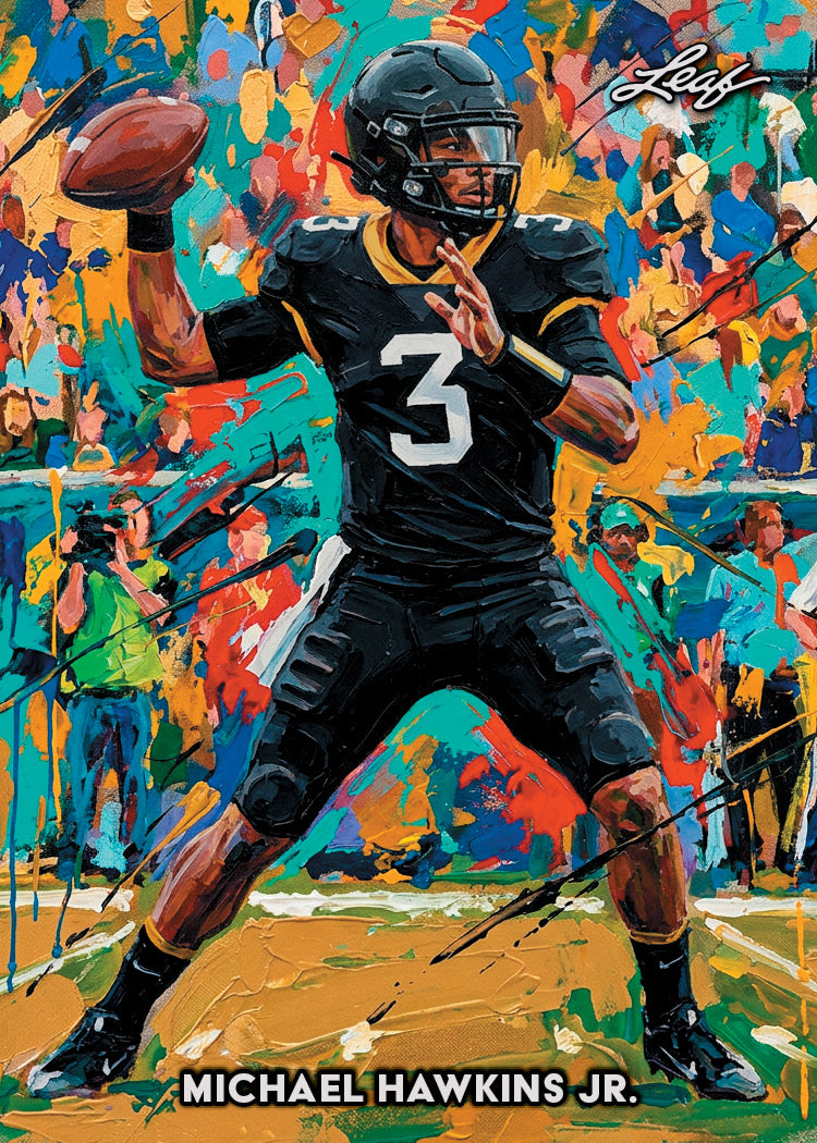 2026 Leaf Metal Paintworks Football Michael Hawkins Jr.