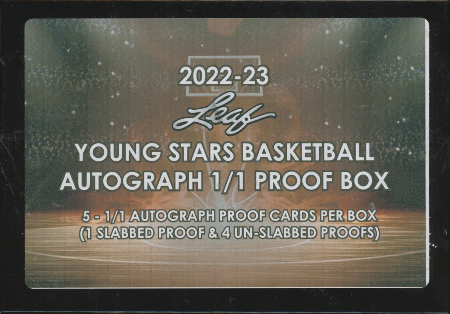 2022-23 Leaf Young Stars Basketball Autograph 1/1 Proof Box