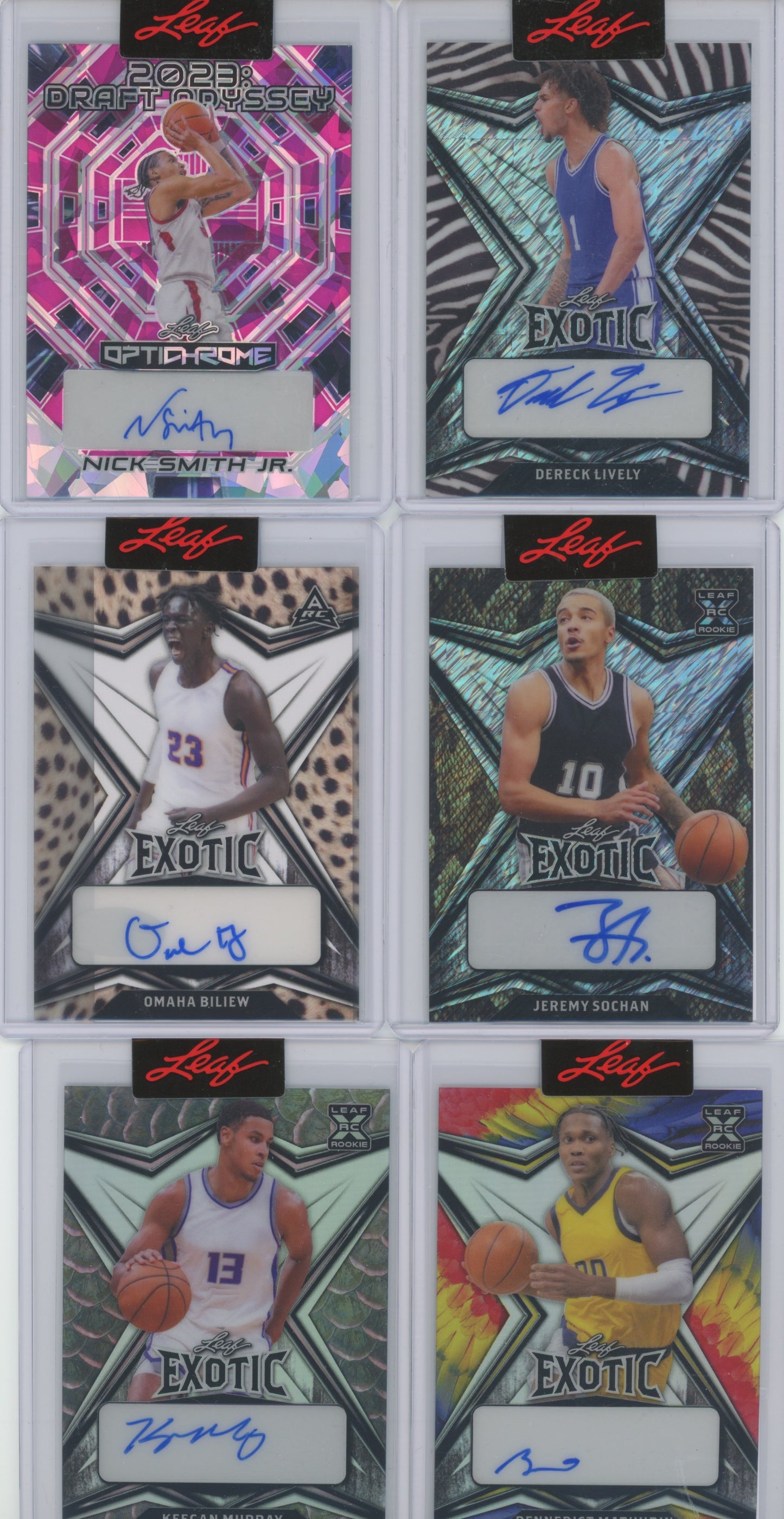 2022-23 Leaf Young Stars Basketball Autograph 1/1 Proof Box