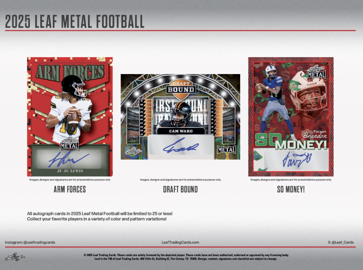 2025 Leaf Metal Football Hobby