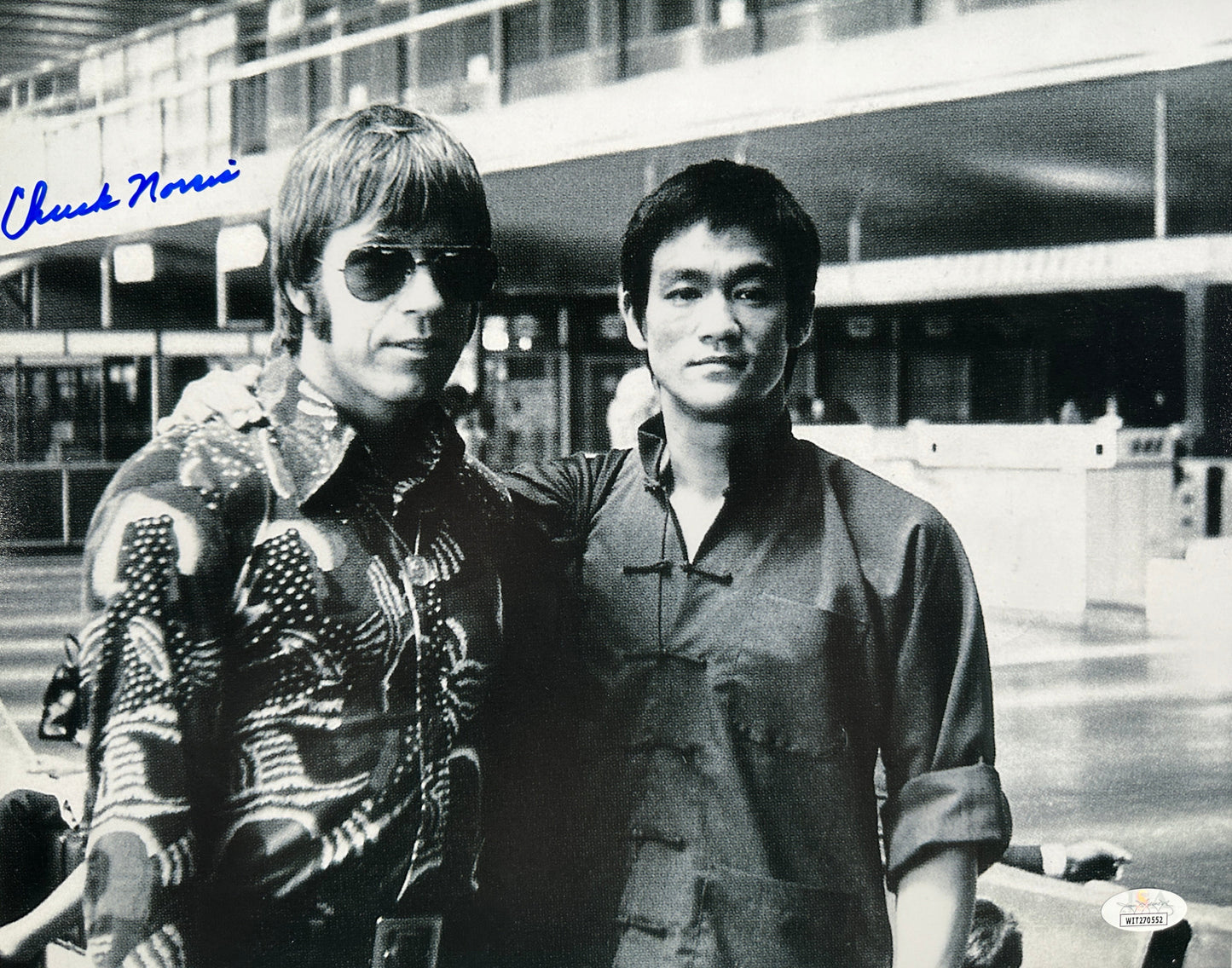 Chuck Norris Signed 11x14 Black & White Photo JSA COA from Private Signing