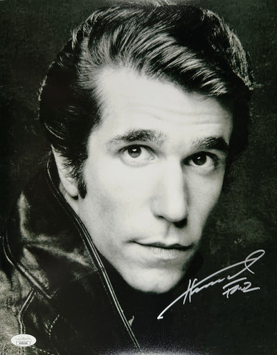 Henry Winkler Signed 11x14 Photo Fonz Happy Days JSA COA from Private Signing