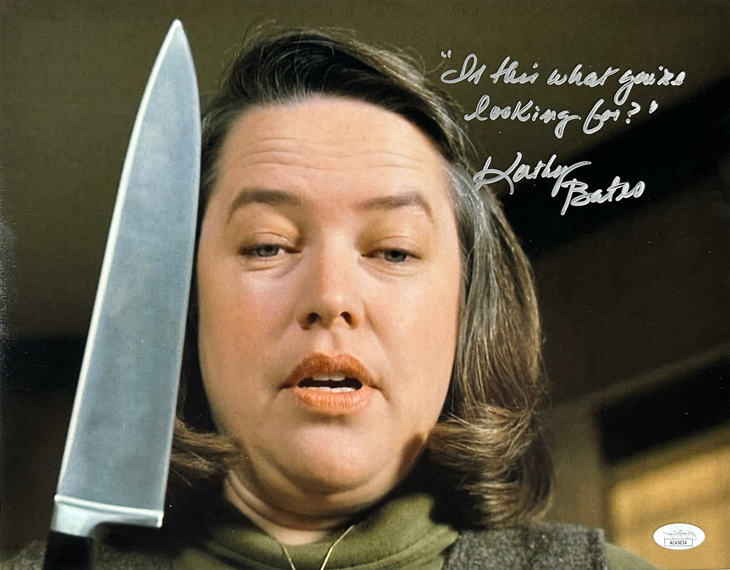 Kathy Bates Signed 11x14 Photo Misery Is this what you're looking for? JSA COA from Private Signing