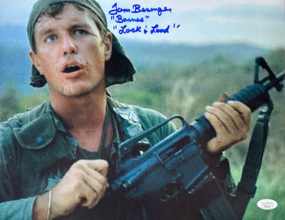 Tom Berenger Signed 11x14 Photo Lock & Load as Character from Platoon JSA COA from Private Signing