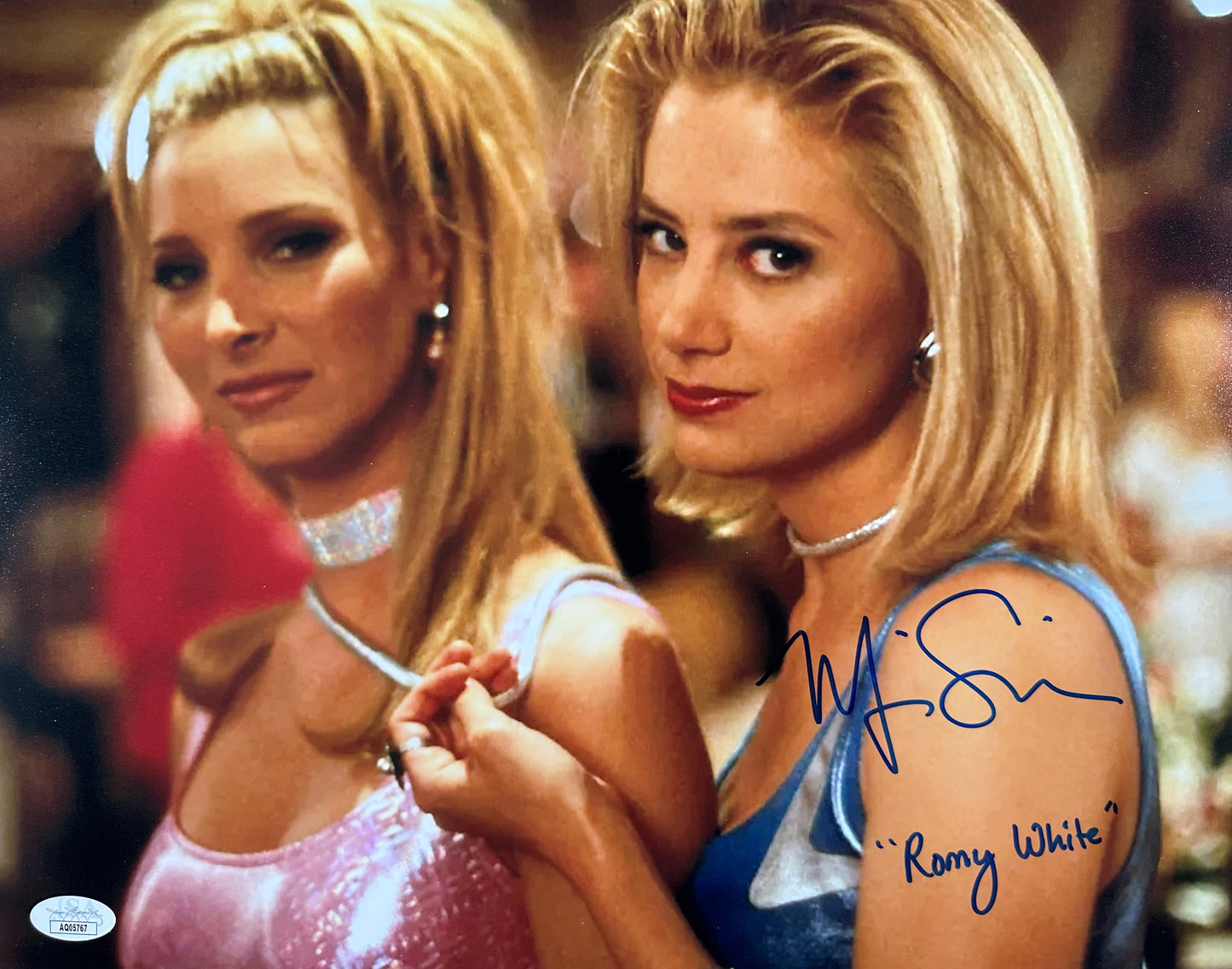 Mira Sorvino Signed 11x14 Photo Romy White Romy & Michelle JSA COA from Private Signing