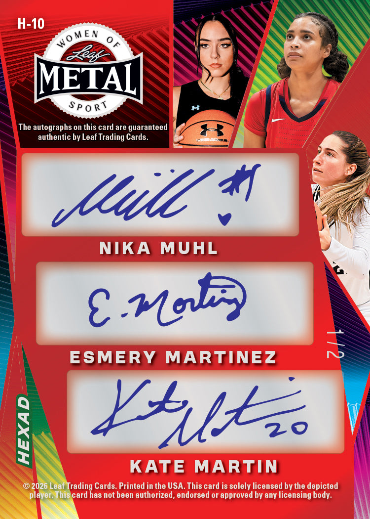 2026 Leaf Metal Women of Sport Hobby Box