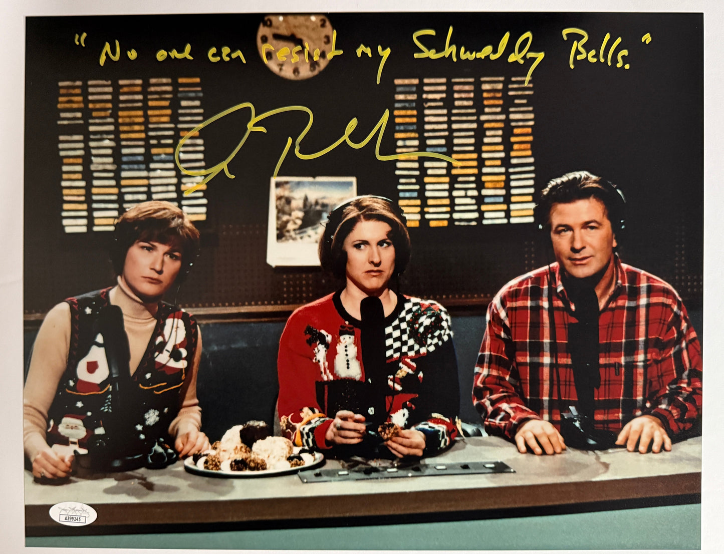 Alec Baldwin Signed 11x14 Photo No one can resist my Schweddy Balls JSA COA from Private Signing