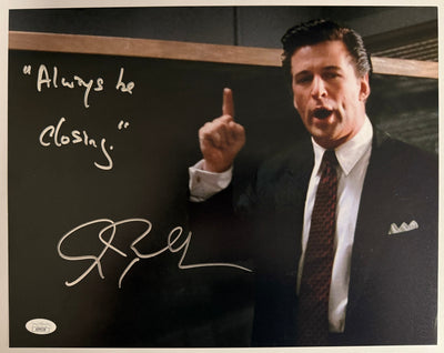 Alec Baldwin Signed 11x14 Photo Always be Closing Glengarry Glen Ross JSA COA from Private Signing