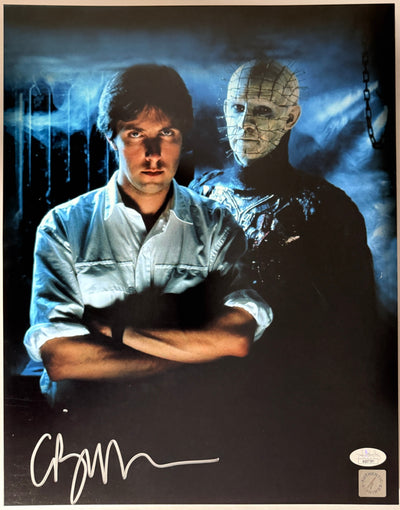 Clive Barker Signed 11x14 Photo Hellraiser JSA COA from Private Signing