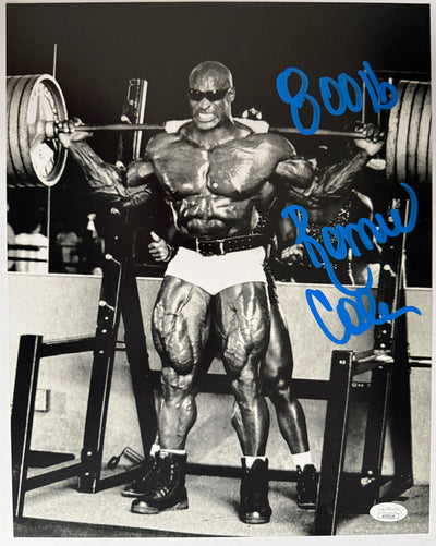 Ronnie Coleman Signed 11x14 Photo w/800 lb Inscription JSA COA from Private Signing