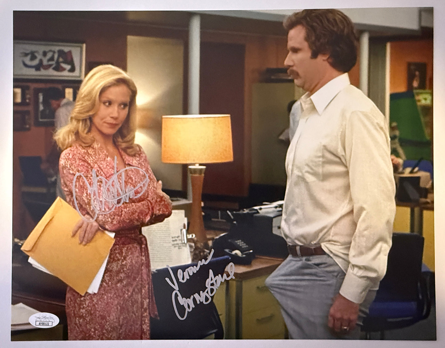 Christina Applegate Signed 11x14 Photo w/Veronica Corningstone Inscription JSA COA from Private Signing