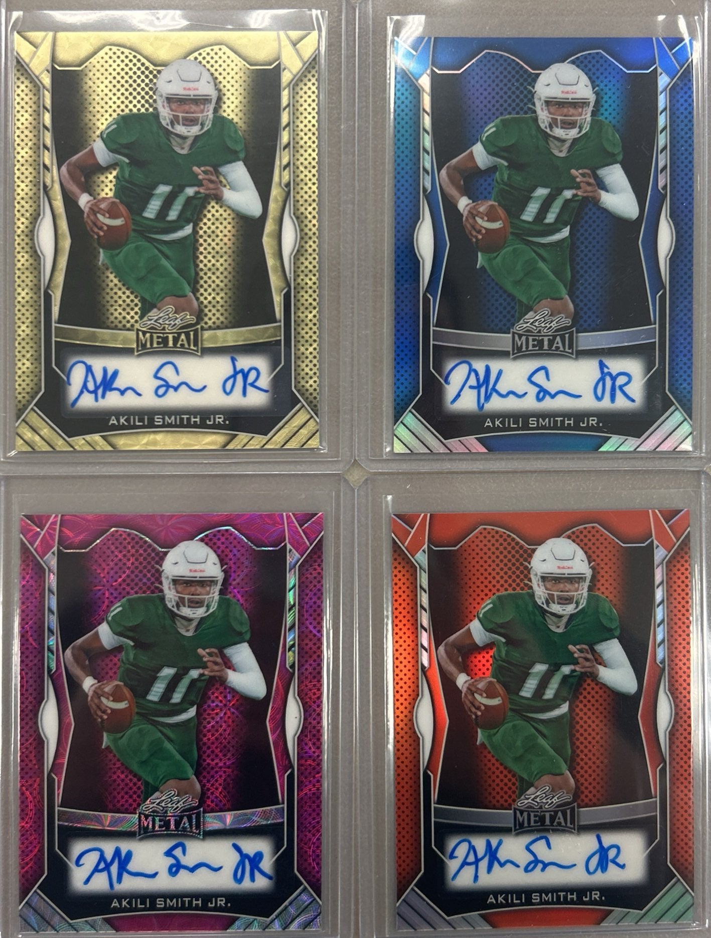 Akili Smith Jr. 2025 Leaf Metal Football Autograph Pack