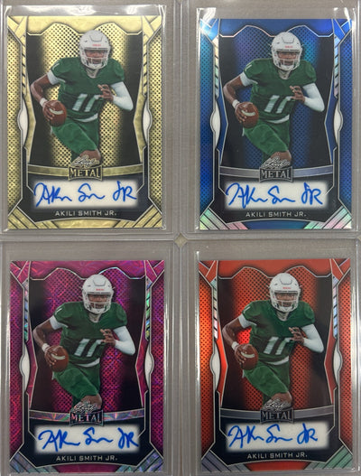 Akili Smith Jr. 2025 Leaf Metal Football Autograph Pack