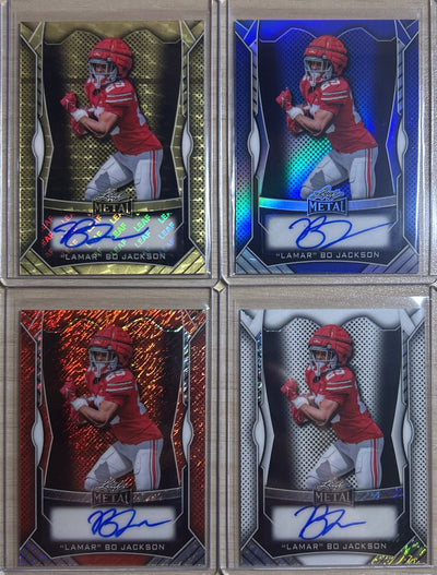 "Lamar" Bo Jackson 2025 Leaf Metal Football Autograph Pack