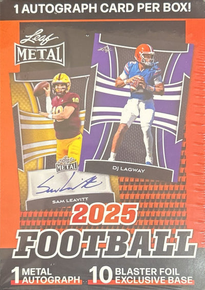 2025 Leaf Metal Football Blaster Box