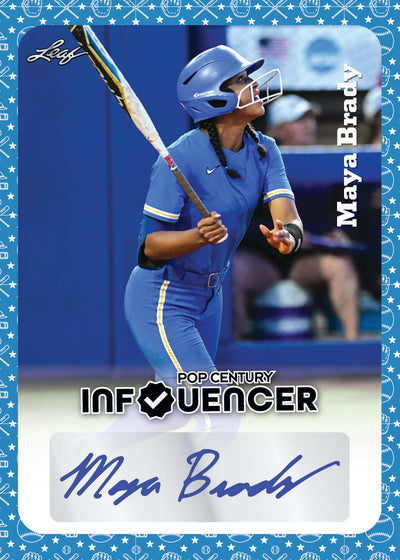 2023 Leaf Pop Century Influencer Maya Brady Autograph Sold Until 10/4 or Sold out!