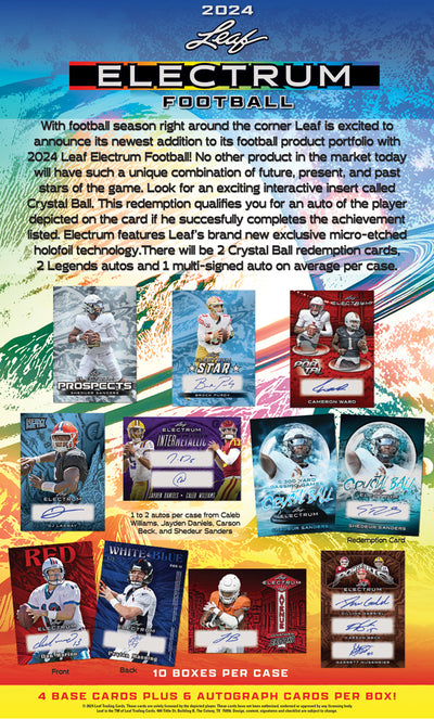 2024 Leaf Electrum Football Box