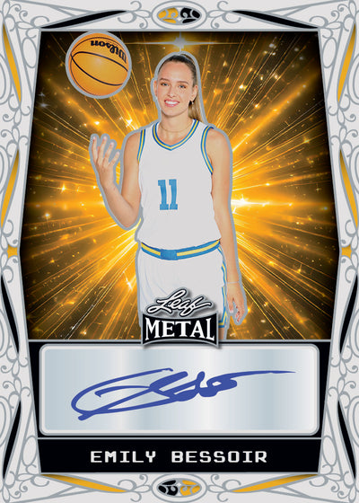 2024 Leaf Metal Emily Bessoir Autographed Card AVAILABLE UNTIL 4/4 OR SOLD OUT!!