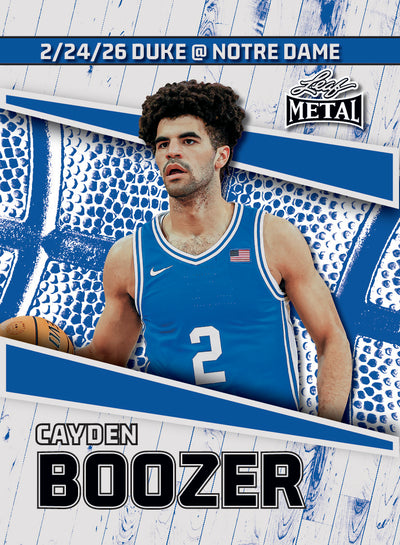 2025 Leaf Metal Cayden Boozer Continuum - Game 28 (Available until 3/1)