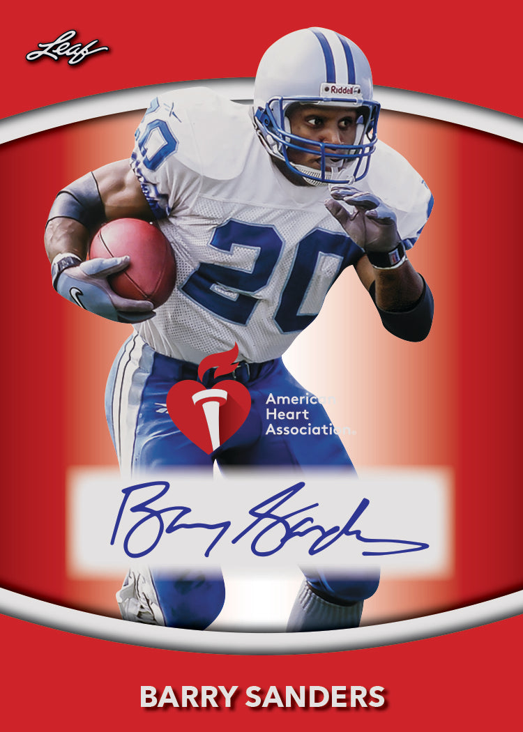 Barry Sanders AHA Foundation Metal Card Available Until 6/22