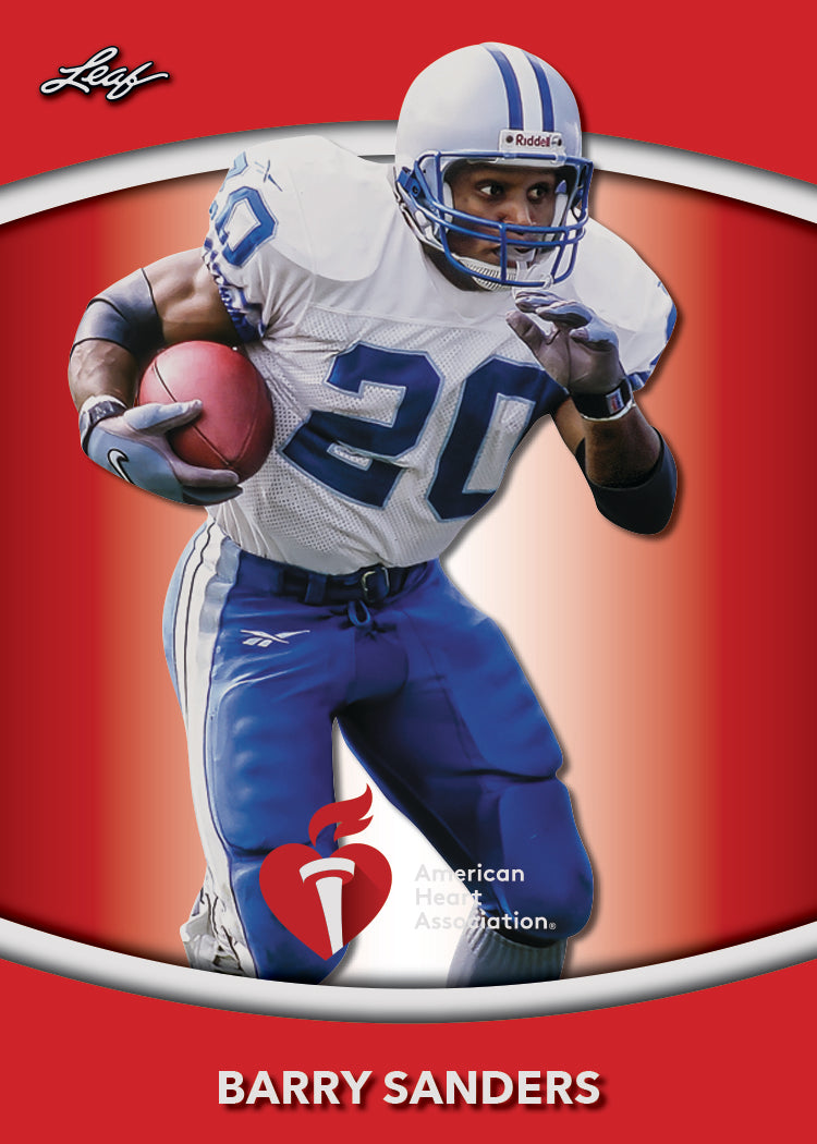 Barry Sanders AHA Foundation Metal Card Available Until 6/22
