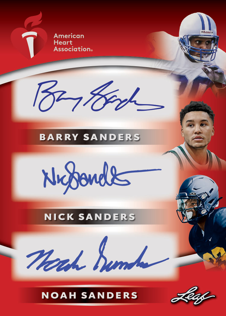 Barry Sanders AHA Foundation Metal Card Available Until 6/22