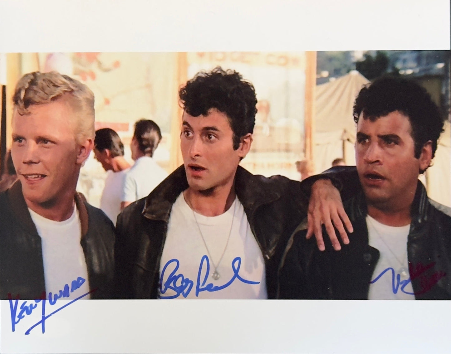 Kelly Ward, Barry Pearl & Michael Tucci Signed 8x10 Photo Grease JSA COA from Private Signing
