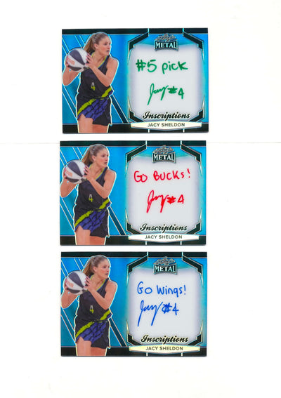 Jacy Sheldon On-Card Inscriptions