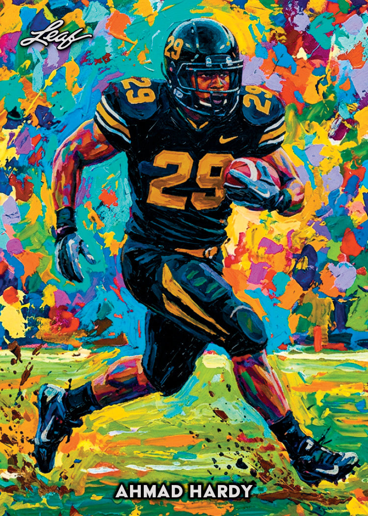 2026 Leaf Metal Paintworks Football Ahmad Hardy