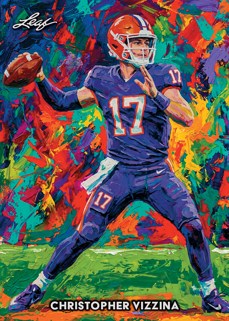 2026 Leaf Metal Paintworks Football Christopher Vizzina