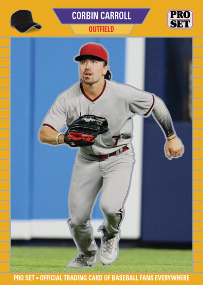 2023 PRO SET METAL LIMITED EDITION GOLD (#/199) Corbin Carroll