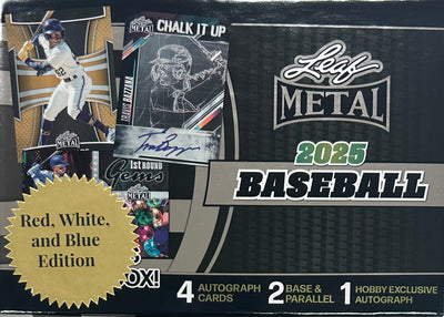 2025 Leaf Metal Baseball Red, White, and Blue Edition