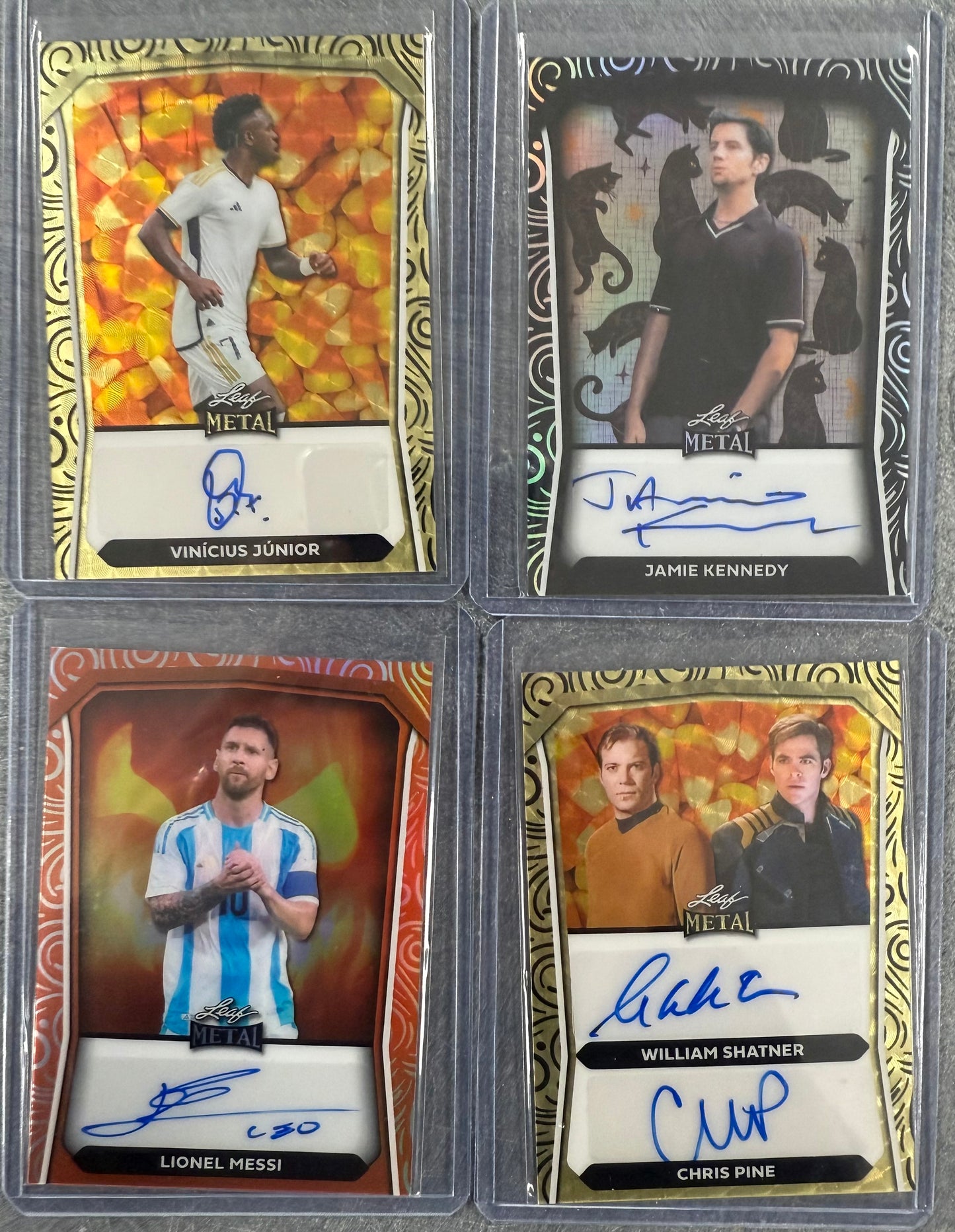 2024 Leaf Metal Halloween MultiSport Box 2 Autographed 'd to 3 or le