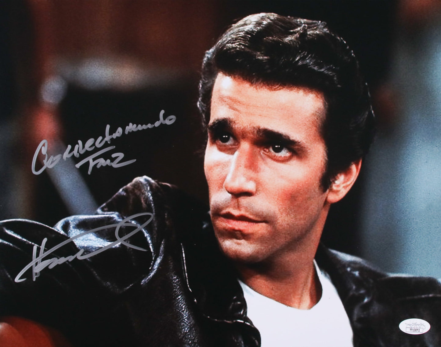 Henry Winkler Signed 11x14 Photo Correctamundo Happy Days JSA COA from Private Signing