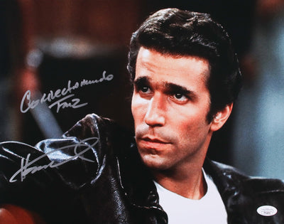 Henry Winkler Signed 11x14 Photo Correctamundo Happy Days JSA COA from Private Signing