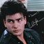 Charlie Sheen Signed 11x14 Photo Drugs? Ferris Bueller's Day Off JSA COA from Private Signing