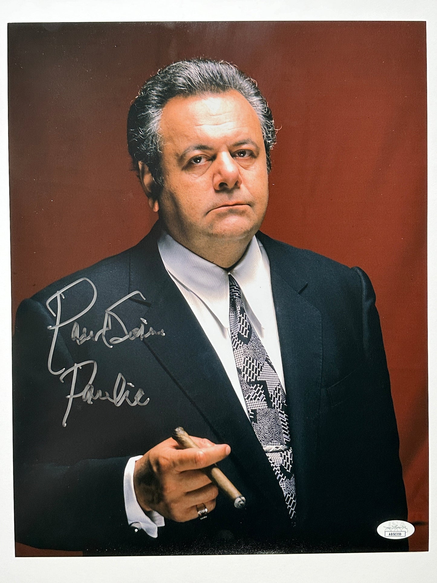 Paul Sorvino Signed 11x14 Photo w/Paulie Inscription JSA COA from Private Signing